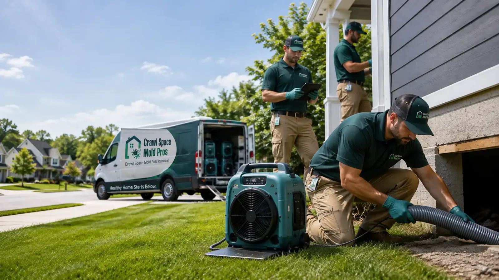 Crawl Space Mold Removal in Columbus, NE